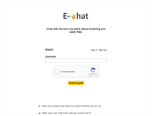 Tablet Screenshot of e-chat.co